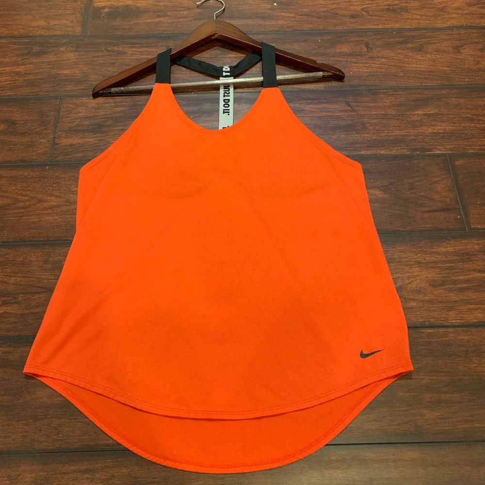NIKE RED DRY TANK - RED ELASTKA